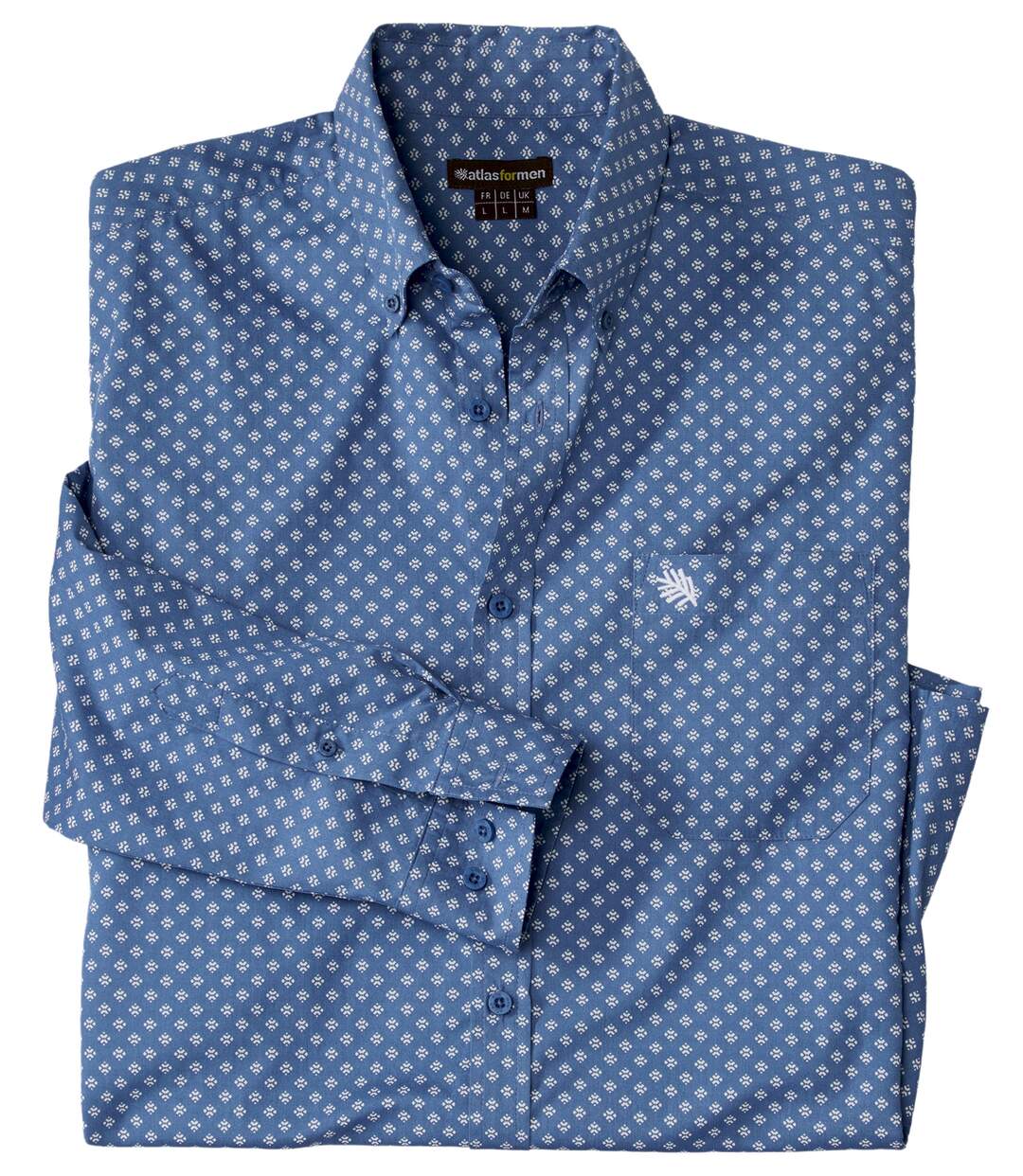 La Chemise en Popeline à Micromotifs-2