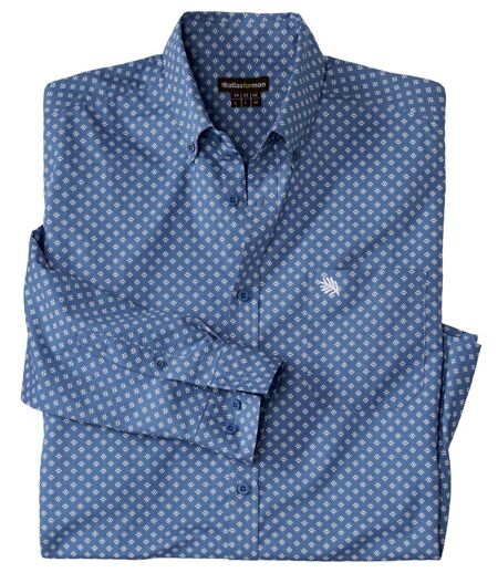 La Chemise en Popeline à Micromotifs