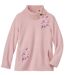 Le Pull Polaire Brodé Col Tricot-5