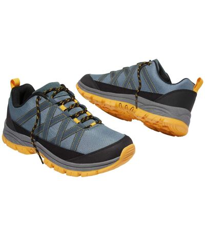 Men's Blue All-Terrain Shoes - Water-Repellent
