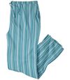 Men's Blue Striped Jersey Pants - Elasticated Waist  Atlas For Men