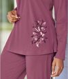 Women's Pink Cotton Pajamas Atlas For Men