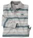 Men's Striped Polo Shirt