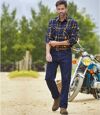 Sada 2 strečových džínsů rovného střihu Regular   Atlas For Men