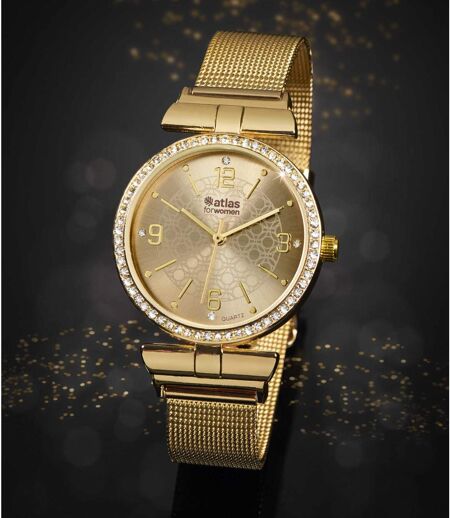 Women's Crystal-Embellished Watch