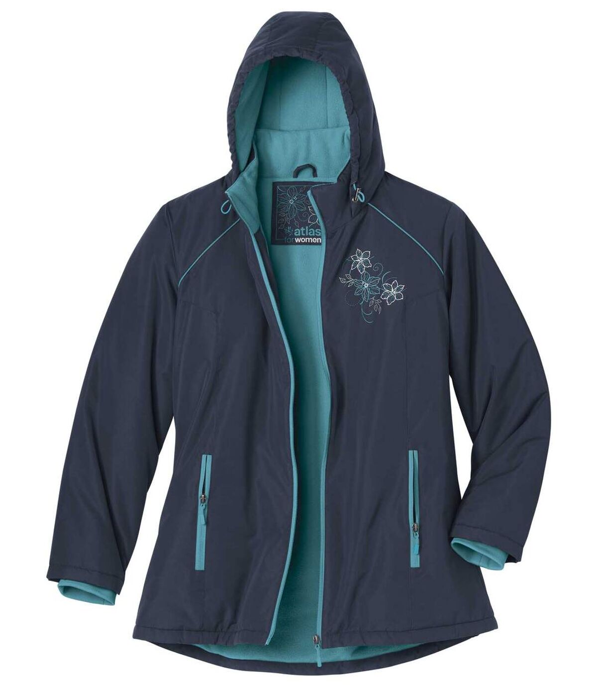 Ski-Jacke mit Fleecefutter und Kapuze Atlas For Men