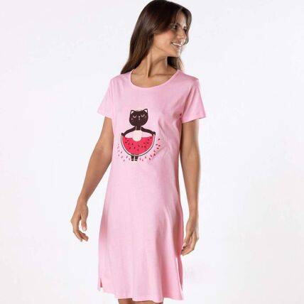 Maxi t-shirt rose