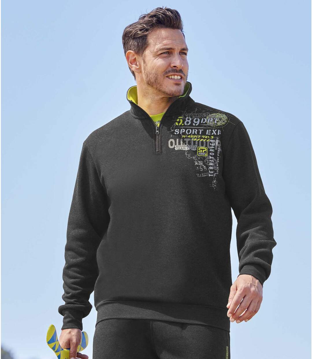 Molton-Sweatshirt Outdoor Sport Atlas For Men