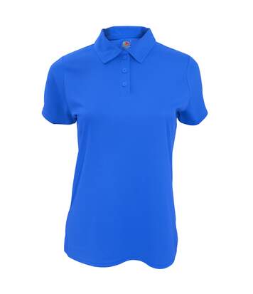 Fruit Of The Loom Womens/Ladies Moisture Wicking Lady-Fit Performance Polo Shirt (Royal Blue) - UTRW4727
