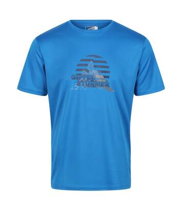 Regatta Mens Fingal Slogan Mountain T-Shirt (Imperial Blue) - UTRG6864