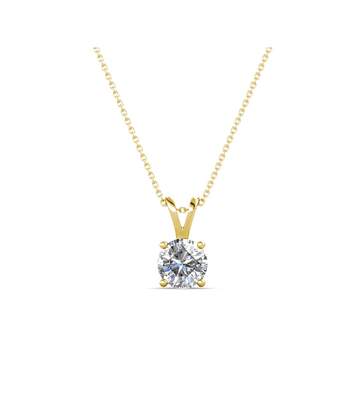 Pendentifs Vernice Stone - Or Rosé et Cristal