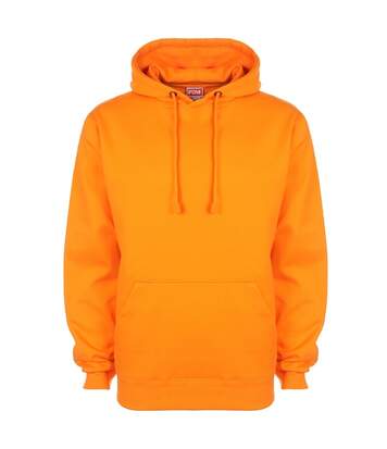 orange hoodie plain