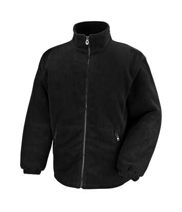 Result Core Mens Polartherm Fleece Jacket (Black) - UTBC909