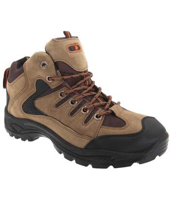 Dek Mens Ontario Lace-Up Hiking Trail Boots (Khaki) - UTDF141
