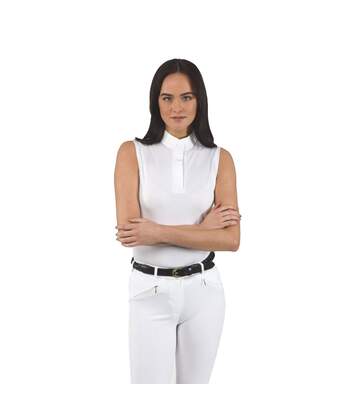 Aubrion Womens/Ladies Sleeveless Stock Shirt (White) - UTER339