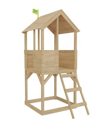 Cabane enfant sur pilotis bac à sable Tower