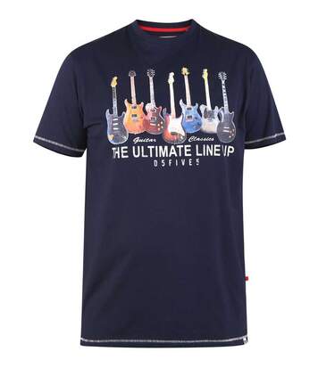 Duke Mens Pickemham D555 Ultimate Line Up Kingsize T-Shirt (Marine) - UTDC332