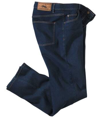 Le Jean Regular Stretch Bleu Foncé