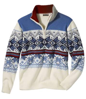 jacquard jumper mens