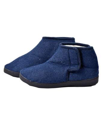 CHARENTAISE Femme Pantoufle FEUTRINE SCRATCH K88R3 MARINE