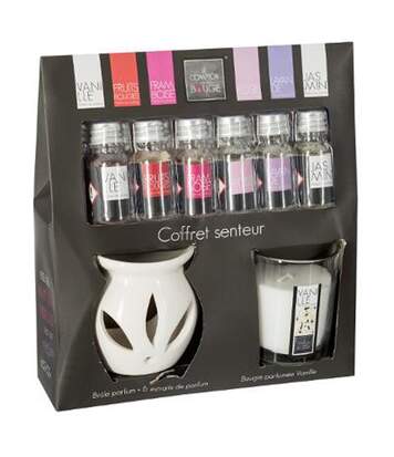 Coffret Senteur 8 Pièces Bien-être 23cm Vanille