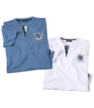 

Комплект Футболок — 2 шт., Синий, Комплект Футболок — 2 шт.