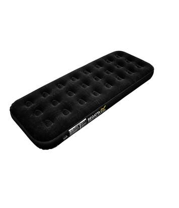 Regatta Great Outdoors Flock Inflatable Single Airbed (Black) (One Size) - UTRG511