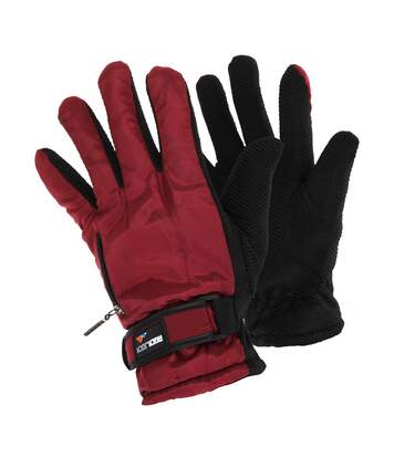 RockJock Womens/Ladies Thermal Gloves (Red) - UTGL589