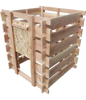 Composteur en bois de douglas naturel 379 litres