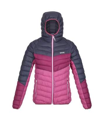 Regatta - Doudoune HARROCK - Femme (Gris phoque / Amarante) - UTRG8075
