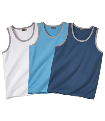 

Комплект Маек из Хлопка — 3 шт., Бирюзовый, Комплект Маек из Хлопка — 3 шт.