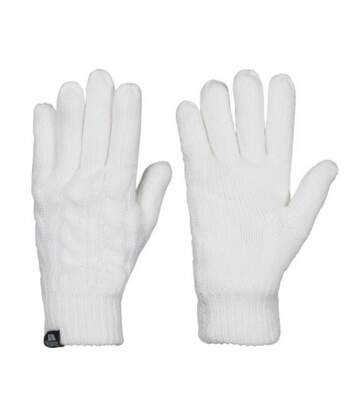Trespass Womens/Ladies Sutella Knitted Gloves (Marshmallow) - UTTP4538