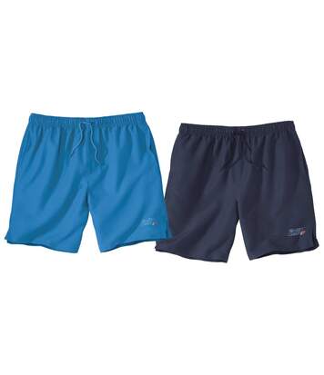 2er-Pack Shorts Sport Coast aus Microfaser
