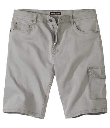 mens denim cargo shorts