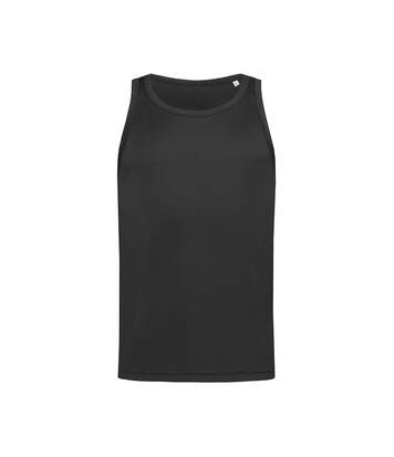 Stedman Mens Active Poly Sports Vest (Black Opal) - UTAB333