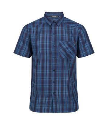 Regatta Mens Kalambo VI Checked Shirt (Dynasty Blue) - UTRG7281