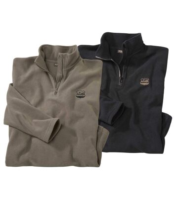 

Комплект Поло из Микрофлиса — 2 шт., Серо-коричневый, Комплект Поло из Микрофлиса — 2 шт.