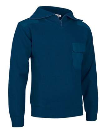 Pull épais col camionneur - Homme - REF DRIVER - bleu marine