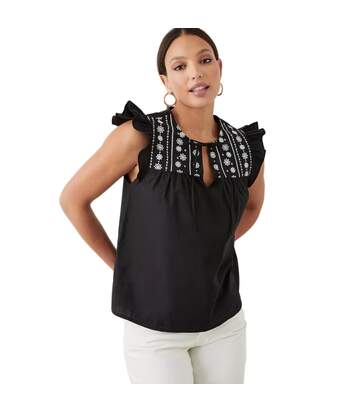 Dorothy Perkins - Blouse - Femme (Noir / Blanc cassé) - UTDP1769