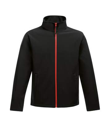 Regatta Mens Ablaze Printable Softshell Jacket (Black/Classic Red) - UTRG3560
