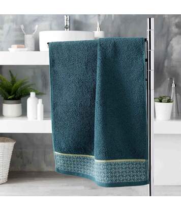 Serviette de Toilette Jacquard Belina 50x90cm Bleu