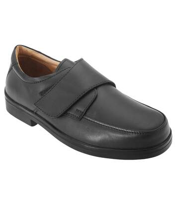 Roamers Mens Extra Wide Fitting Touch Fastening Casual Shoes (Black) - UTDF123