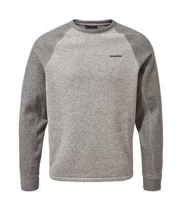 Craghoppers Mens Barker Marl Sweater (Dove Grey) - UTCG1539