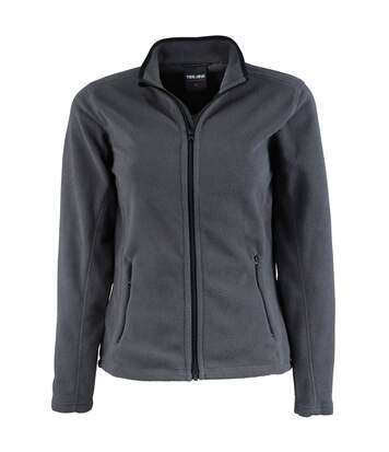 Tee Jays Womens/Ladies Full Zip Active Lightweight Fleece Jacket (Dark Grey) - UTBC3363