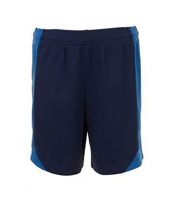 SOLS Mens Olimpico Soccer Shorts (French Navy/Royal Blue) - UTPC2788