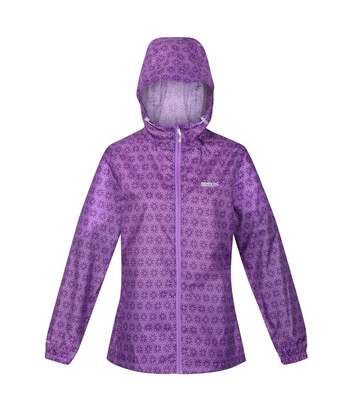 Regatta Womens/Ladies Pack It Floral Waterproof Jacket (Hyacinth) - UTRG5817