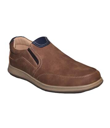 Scimitar - Chaussures décontractées Twin Gusset - Homme (Marron clair) - UTDF1617