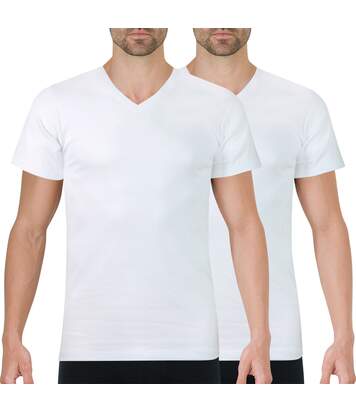 Lot de 2 Tee-shirts homme col V Ecopack