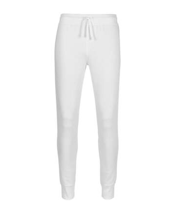Pantalon jogging femme coupe slim - 02085 - blanc