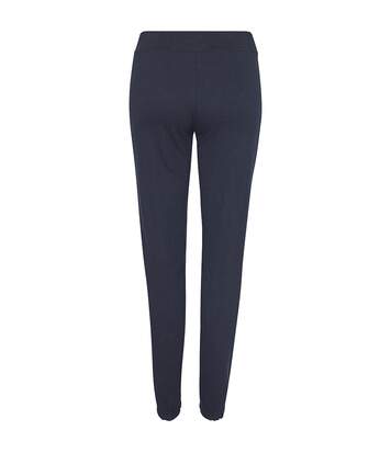ladies navy cuffed joggers
